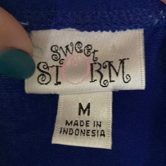 SWEET STORM | One Shoulder Color Block Formal  Dress - Picture 7 of 8